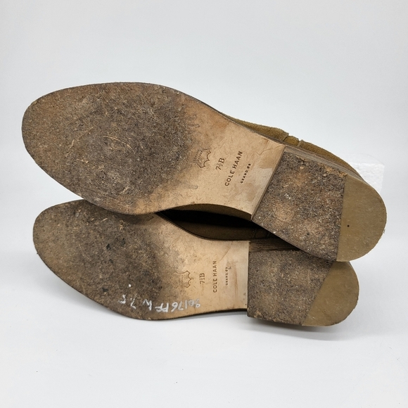 Cole Haan Suede Women's Waterproof Bootie Shoes Size 7.5 - Picture 8 of 8